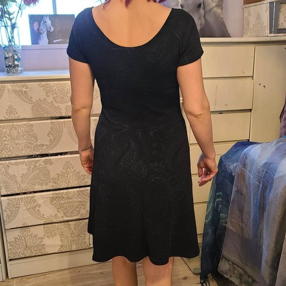 Suzy Shier blue tone on tone size M skater dress - Picture 2 of 3